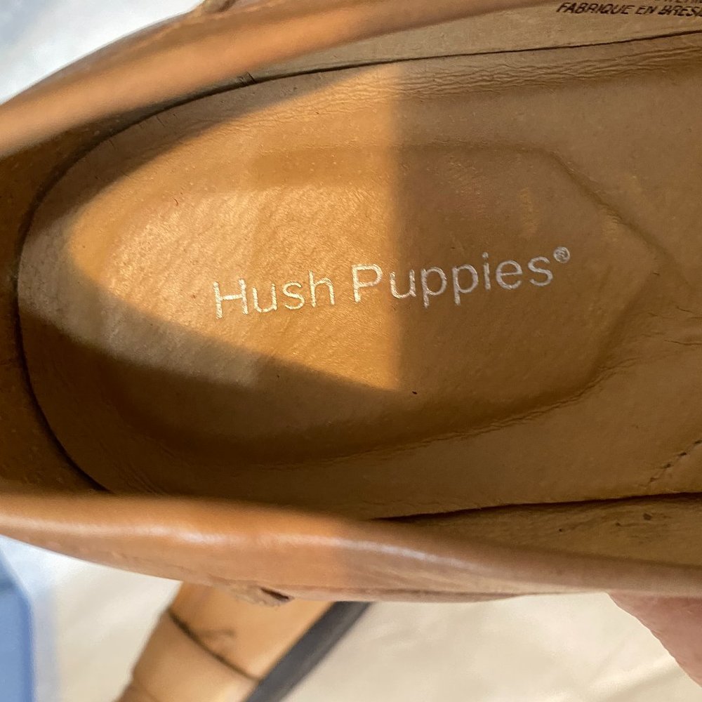 Lk New Hush Puppies sz 9 ~Tan Leather - Picture 9 of 14